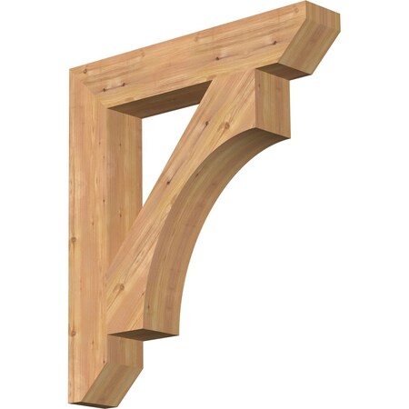 Ekena Millwork Westlake Slat Smooth Bracket, Western Red Cedar, 5 1/2"W x 32"D x 36"H BKT06X32X36WTL06SWR